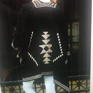 💜Sale-Last 1 Left!!!💜Black & Khaki Ruana